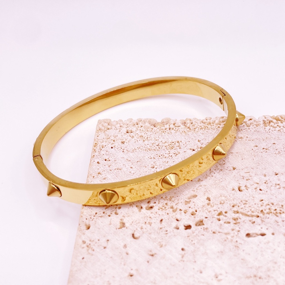 Gold Spiked Bracelet